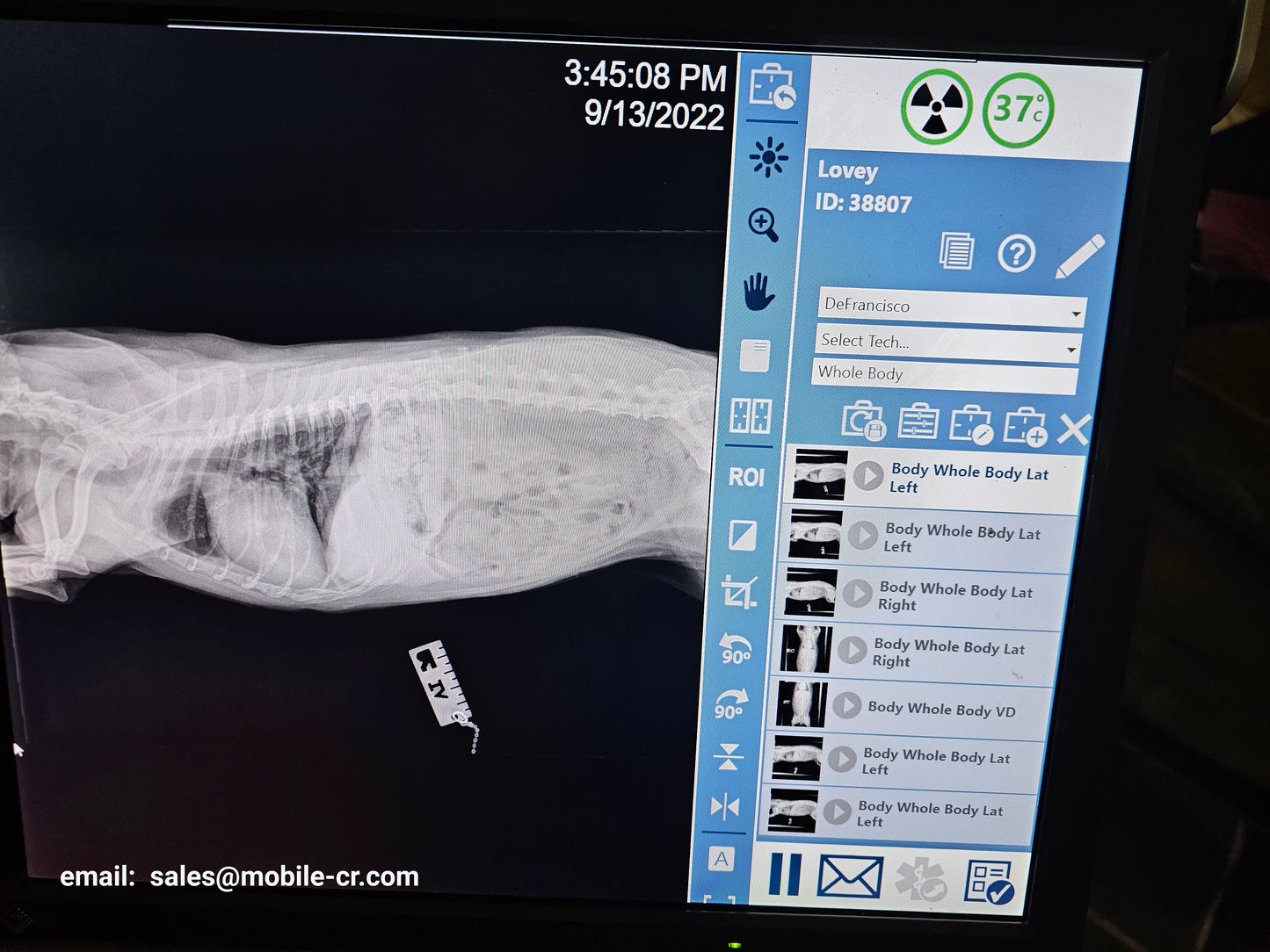 veterinary x-ray machine digital HF 300MA