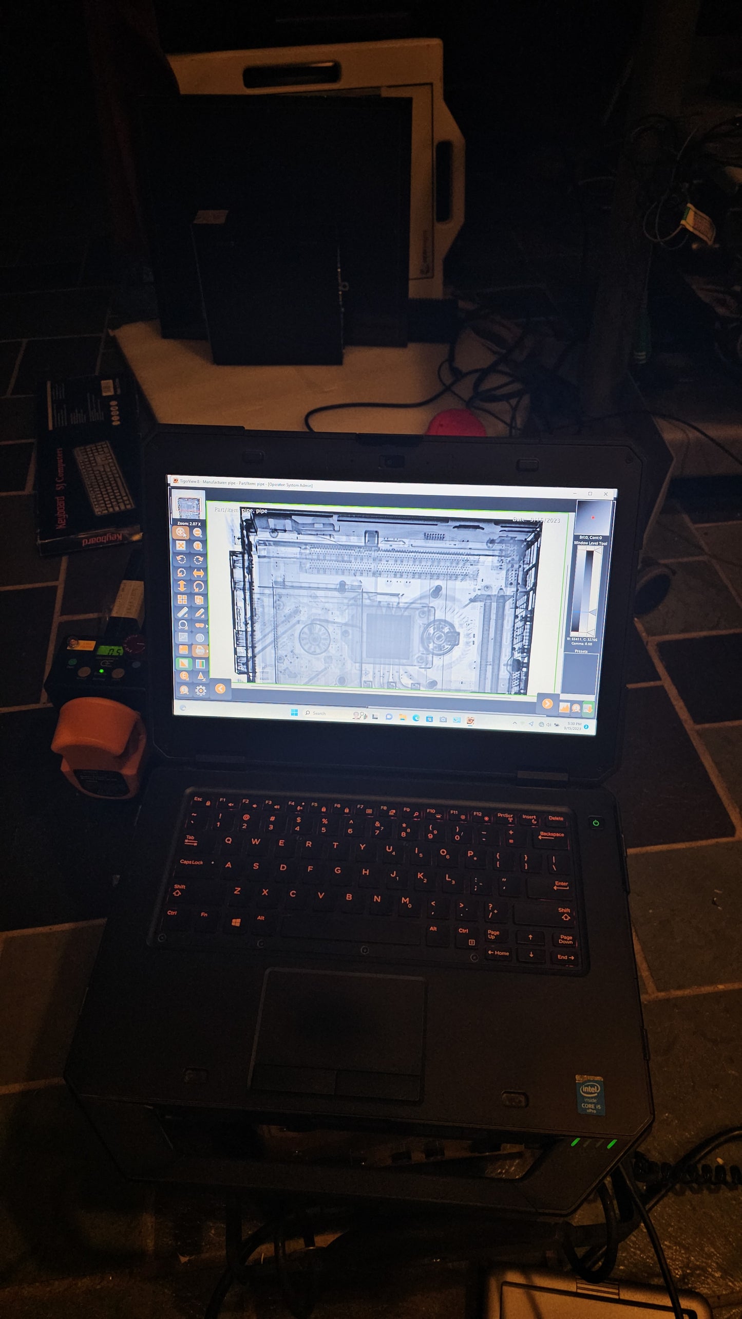 Non destructive testing (NDT) Digital x-ray radiography