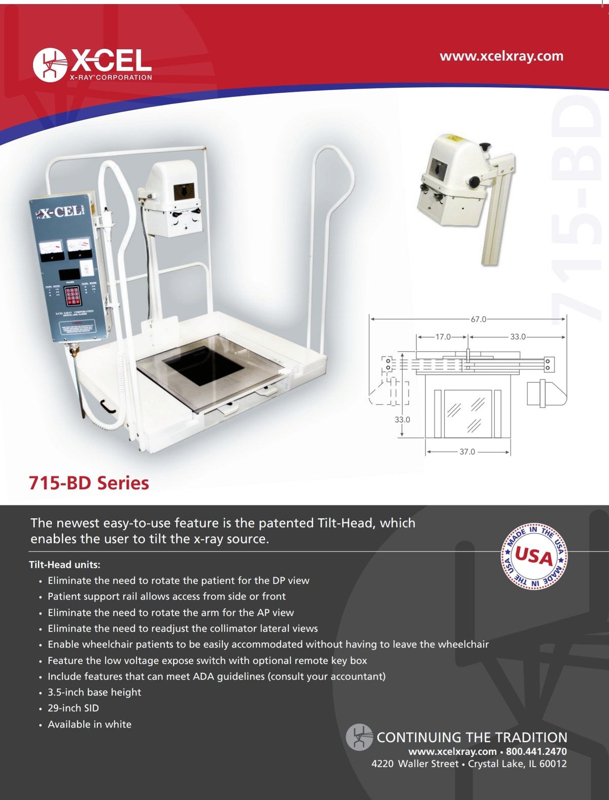 20/20 Imaging PXS-710 Podiatry X-Ray machine