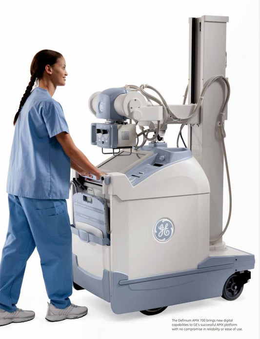 digital mobile x-ray machine ge amx 700