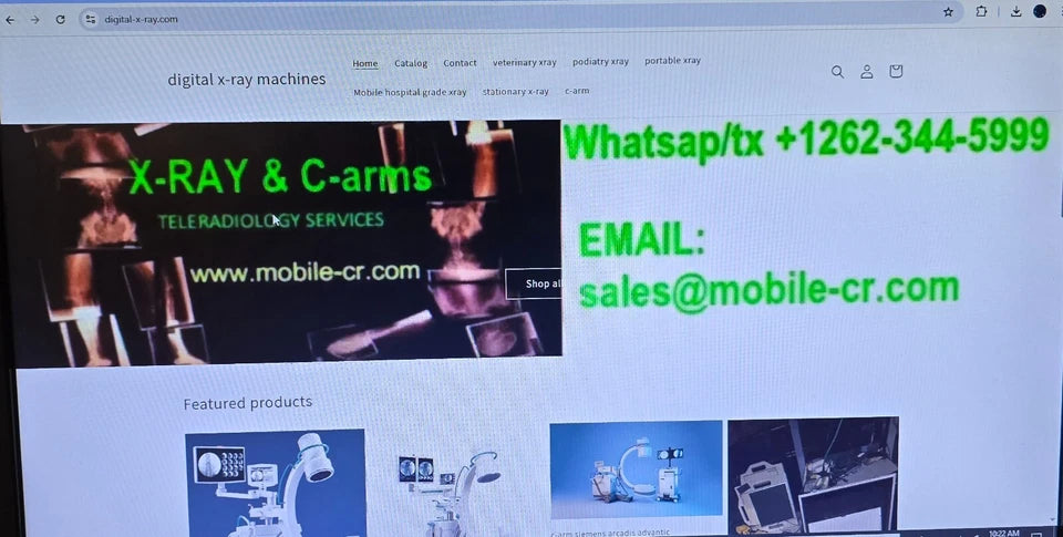 Philips Mobile Diagnost with DR Mobile Xray machine