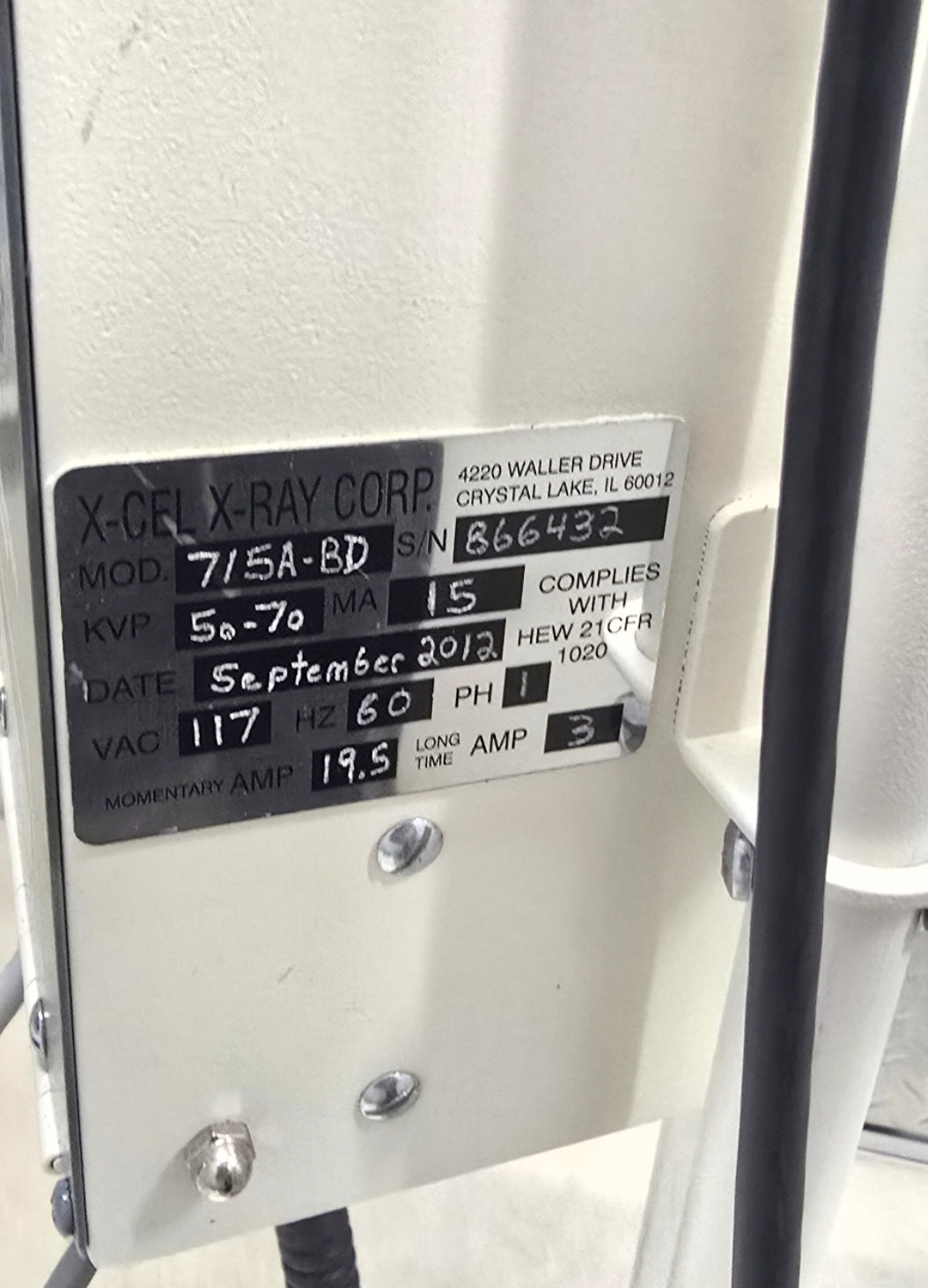 x-cell podiatry xray 715 BD